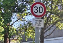Tempo 30 vor Gymnasium: Stadt passt Beschilderung in der Theodor-Heuss-Straße an Tempo 30 vor Gymnasium: Stadt passt Beschilderung in der Theodor-Heuss-Straße an