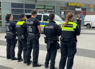 symbolbild: gemeinsamer schwerpunkteinsatz am hauptbahnhof hannover.