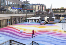 Bunt statt Grau: Hannover eröffnet „Art Underground“ am Raschplatz Eröffnung Bodenkunstwerk Raschplatz Hannover