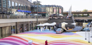 Eröffnung Bodenkunstwerk Raschplatz Hannover