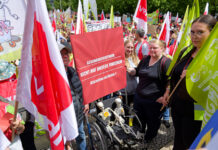 ver.di mobilisiert bundesweit gegen GKV-Spargesetz Demonstration gegen Gesundheitsrefom