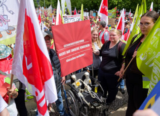 demonstration gegen gesundheitsrefom