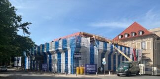 HCC-Fassadensanierung im Ostbereich
