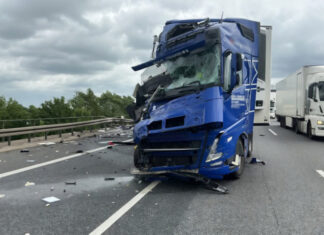 lkw unfall a2 - verkehrsunfall