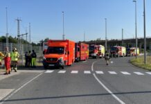 Lehrte: Sieben Feuerwehreinsätze an einem Tag – Brand in E-Lok sorgt für Sperrung Feuerwehr und Rettungsdienst am Abend im Bereich des MegaHub in Bereitstellung