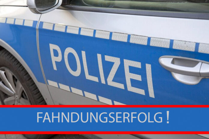 Polizei-Fahndungserfolg