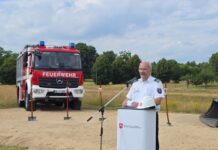 Spatenstich für neues Technikzentrum in Celle-Scheuen Leiter des NLBK, Dr. Christian Kielhorn.