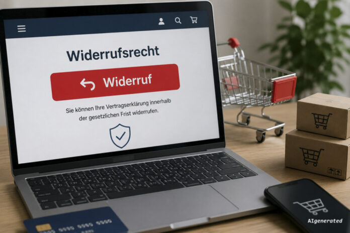 Widerrufsrecht und Online-Shopping-Umgebung