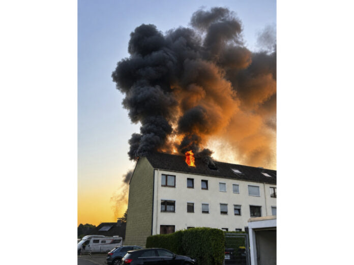 Dachgeschossbrand in Lehrte Dachgeschossbrand in Lehrte