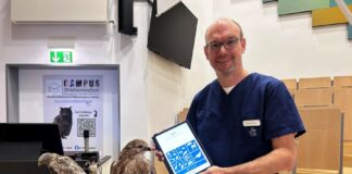 Prof Dr Michael Pees stellt die App Wildtier SOS vor.