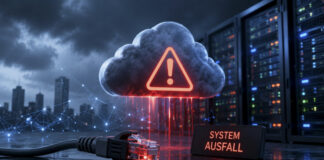 Symbolbild: Systemausfall in der digitalen Welt / Cloud / Server