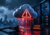 cloud-ausfälle würden fast jedes zweite unternehmen stoppen symbolbild: systemausfall in der digitalen welt / cloud / server