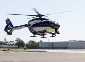 übergabe des neuen polizeihubschraubers h 145 d3 "phoenix" am hannover airport.