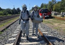 Gefahrstoffaustritt aus Güterzug in Celle