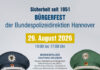 Bundespolizei lädt am Samstag zum großen Bürgerfest in Hannover