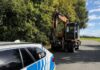 polizei stoppt ungewöhnliche fahrt: bagger mit 20 km/h auf der a7 unterwegs bagger auf der bab 7 unterwegs zwischen hannover-laatzen und hildesheim drispenstedt