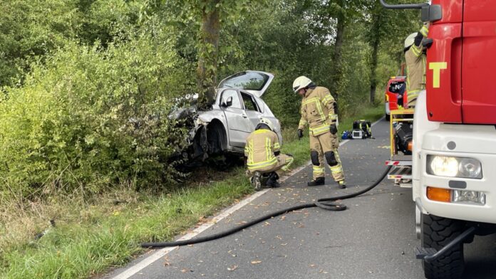 Lehrte: PKW-Fahrer überlebt Kollision mit Baum nicht