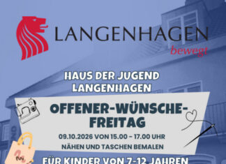 Wünsche-Freitag in Langenhagen: Kinder gestalten Taschen Plakat: Offener-Wünsche-Freitag