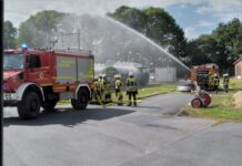 Übung der Regionsfeuerwehrbereitschaft 2