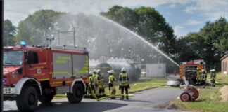 Übung der Regionsfeuerwehrbereitschaft 2