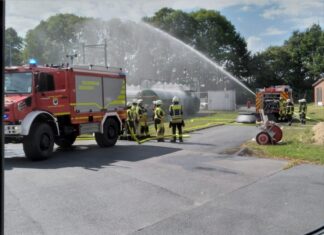 übung der regionsfeuerwehrbereitschaft 2