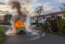 Smart brennt in Kaltenweide aus: Fahrerin rettet sich unverletzt PKW brennt in Kaltenweide
