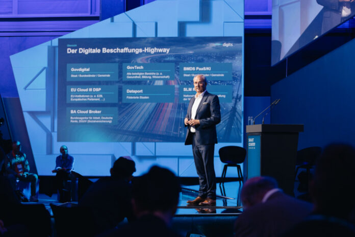 Bernie Wagner, Chief Revenue Officer Schwarz Digits, auf der Smart Country Convention 2026.