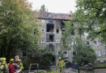 Explosion in Mehrfamilienhaus in Hannover-Ricklingen.
