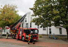 Kellerbrand – Am Pferdemarkt: Acht Menschen in Sicherheit gebracht Feuerwehr Langenhagen / Kellerbrand - Am Pferdemarkt