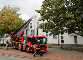 kellerbrand – am pferdemarkt: acht menschen in sicherheit gebracht feuerwehr langenhagen / kellerbrand - am pferdemarkt