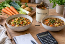 Symbolbild zum Vergleich von selbstgekochtem Essen und Fertiggerichten. - ki-generiert